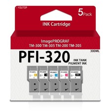 PFI-320 PFI320 Ink Tank (300ml -5 Pack) PFI-320MBK PFI-320C PFI-320M PFI-320Y... picture