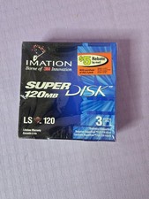 Imitation Super 120MB LS 120 Diskettes Pack of 3 Unopened New picture