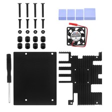 Aluminum Case With Cooling Fan Enclouse Heatsinks Kit For Orange Pi 5 Plus picture