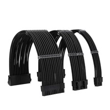 Sleeve Extension Power Supply Cable Kit 18AWG ATX 24P+ EPS 8-P+PCI-E8-P with picture