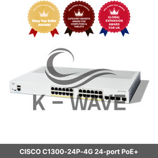 CISCO C1300-24P-4G 24-port PoE+ Gigabit Managed Switch 4SFP / Express picture