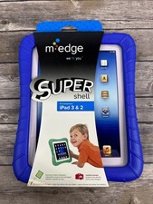 MEdge Supershell Tough Slim Case for iPad 2 3 Shockproof Blue New picture