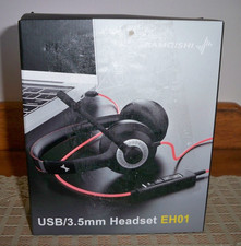 Jiamqishi USB 3.5mm Headset with Mic EH01 Frequency Range 20-20KHz MaxPower 15mW picture