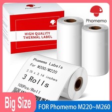 Phomemo M220/M250/M200/M221/M260 Thermal Label White Self-Adhesive Label picture