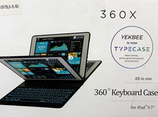 Typecase 360X Keyboard Folio Case for Apple iPad 9.7 Black Bluetooth Stand picture