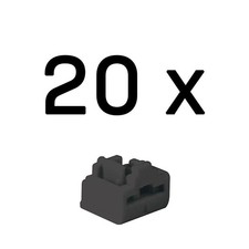 Lindy W128912135 47892 RJ-45 Port Blockers (Without Key) - Pack of 20, Blac ~E~ picture