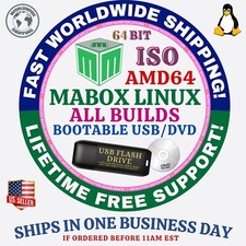 MABOX LINUX OS 2025.05 2024.12 2023.12 BUILDS 64BIT USB-DVD LIVE-FULL INSTALL picture