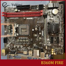 FOR MSI B360M FIRE DDR4*2 LGA1151 32GB VGA HDMI m-ATX Ｍotherboard Test OK picture