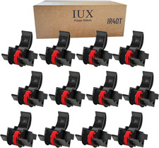 IR40T Calculator Ink Roller IR-40T Black and Red Calculator Ribbon, 12 Pack picture