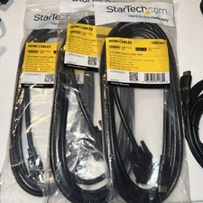 SET OF 3 NEW StarTech 10ft HDMI to DVI-D Cable 10ft/3m M/M HDMIDVIMM10 picture