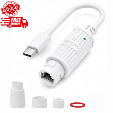 Poe to USB-C Power Converter (Power Only, No Data), 5V 2.4A 12W Charging Adapter picture