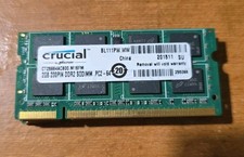 Crucial PC2-6400 2 GB SO-DIMM 800 MHz (2 each) DDR2 SDRAM Memory (CT25664AC800) picture