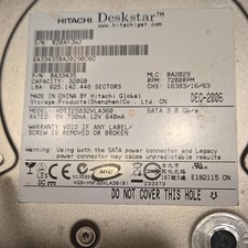 Hard Drive-Hitachi Deskstar HDT725032VLA360 320GB SATA 3Gb/s 3.5in 7200RPM 16MB picture