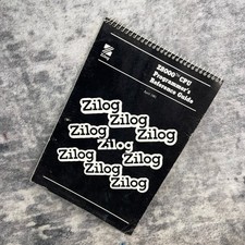 Zilog Z8000 CPU Programmer's Reference Guide April 1981 Vintage Tech Manual Rare picture