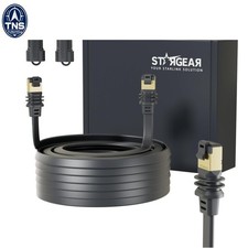 Starlink Gen 3 Mini Ethernet Cable 32.8ft Flat Shielded RJ45 Compatible with ... picture