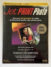 Hammermill Jet Print Photo Gloss Finish 8.5” x 11”, 20 Sheets picture
