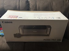 Canon PIXMA PRO-100 Inkjet Color Photo Printer New open box picture
