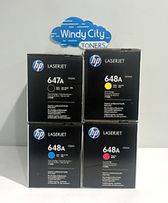 HP Toner Set 647A/648A CE260A, CE261A, CE262A, CE263A,  CP4025 CP4525 NEW picture