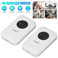 2PCS Mobile Wifi 5G 4G SMART WIFI BOX Portable Modem Wifi Hotspot 150Mbps White picture