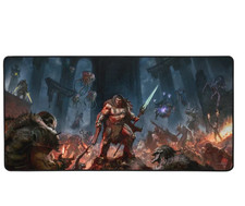 DOOM The Dark Ages Revelations Key Art Oversized Mousepad Mouse Pad Desk Mat picture