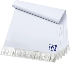 Poly Mailers 10x13 Inches White Waterproof Self-Sealing Envelopes 100 Pack picture