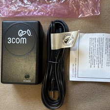 3Com Network Jack Power Supply Adapter 3CNJPSE w/ AC Cord, US 2-Prong picture