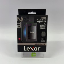 New Lexar Portable SL500 2TB USB-C to USB-C SSD LSL500M002T-RNBWU picture