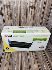 LD Q6002A 124A Yellow Laser Toner Cartridge for HP 1600 2605dn 2605dtn CM1017mfp picture