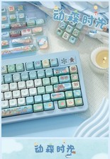 Animal Crossing Keycaps Soa Cherry Pbt Dye-sub 138 Keys For Cherry Mx Keyboard picture