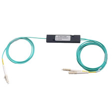 1/2/5pc 1X2 FBT Fiber Splitter OM3 50:50 Coupling Ratio LC UPC 850nm Multimode picture
