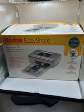 KODAK EASYSHARE PP300 PHOTO PRINTER 300 IN BOX + EXTRA SHEETS - TESTED SILVER picture