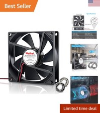 Versatile 12V DC Brushless Fan with Easy DIY Installation - Electronics Cooling picture