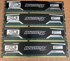 NEW Crucial Ballistix 32GB (4X8GB) DDR3 PC3-12800 Desktop BLS8G3D1609DS1S00 picture