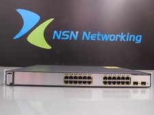 Cisco Catalyst 3750 WS-C3750-24TS-S 24-Port Managed 10/100 Switch picture