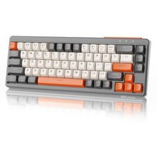 Tri-Mode Wireless Keyboard with PBT Spherical Keycaps – Bluetooth/2.4G/USB-C,... picture