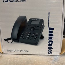 AudioCodes 405HD IP Phone - Corded - Black - 2 x Total Line - VoIP - 2 UC405HDEG picture