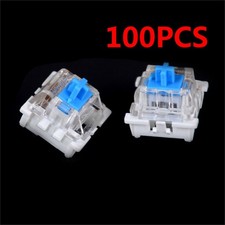 100x Blue 3 Pins RGB Replacement for Cherry MX Mechanical Switch Keyboard picture
