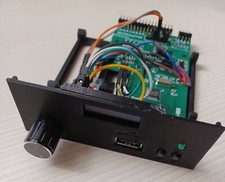 ZX Spectrum +3, Amstrad CPC6128/664 GoTek 3D printed Caddy, OLED & rotary header picture