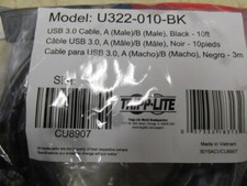 TRIPP LITE 10-Feet USB 3.0 Cable, Black (U322-010-BK, CU8907) picture