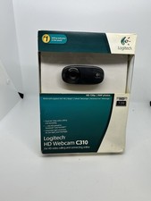 NEW IN RETAIL BOX Logitech C310 HD 720p WebCam Built in Microphone 5MP Black picture