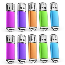 10 Pack Mixed Color USB2.0 Mini Flash Drive 1GB-32GB Blank Thumb Memory Sticks picture