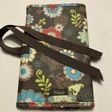 Thirty One Tri Fold Tablet Organizer Floral Fanfare Excellent Used Condition picture