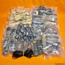 STEREN/MIX BRAND 74 6-7ft /81 15ft MODULAR LINE CORD (LOT OF 155) . picture