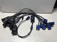 Lot of 7 ATEN Altusen KA9570 USB VGA KVM Adapter Module Cables picture