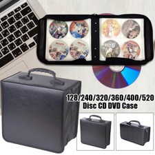 128/400/520 CD DVD Carry Case Disc Storage Holder Handle Portable Fold Disc Bag picture