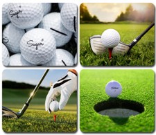 GOLF BALL SPORT ~ Mouse Pad / Mousepad ~ COURSE COUNTRY CLUB HOLE - GIFT GOLFER picture