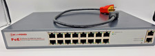 IPCamPower IPCP-16P2G-AF2 16-Port 10/100 Mbps PoE Switch Silver Rack picture