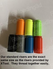3d Printed Risers / Feet for XTool D1 (x4) Multi Colors Avail Standard Height picture