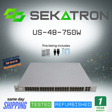 🔌 Ubiquiti UniFi US-48-750W • 48-Port PoE+ Gigabit Switch • 750W Power⚡FastShip picture