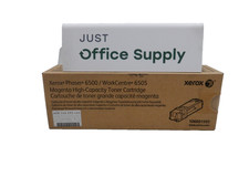 Genuine Xerox Phaser 6500 Magenta 106R01595 H. C. Toner Cartridge F.Shipping D picture